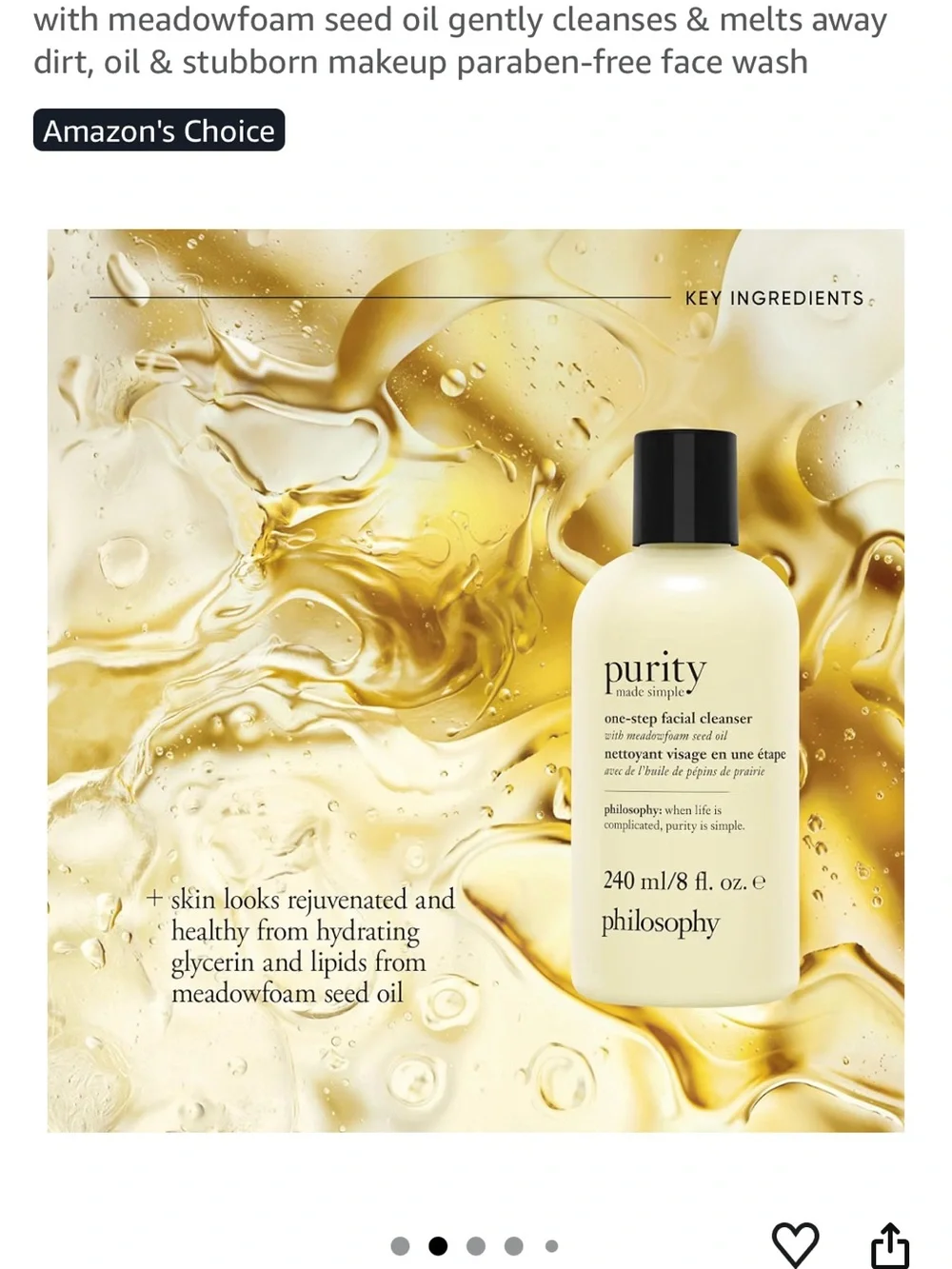 Philosophy Purity One-Step Facial Cleanser - Cream